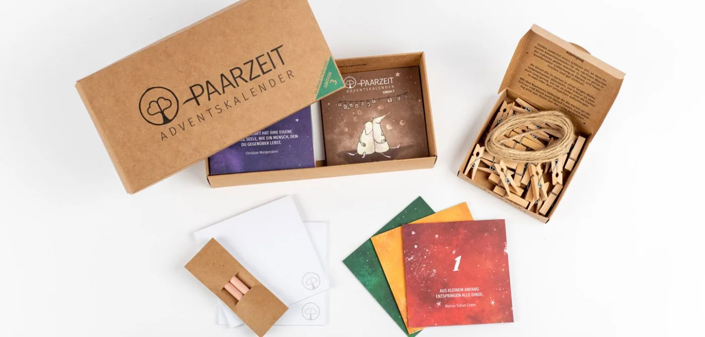 Paarzeit Adventskalender Edition 3 – gemeinsame Momente zu zweit