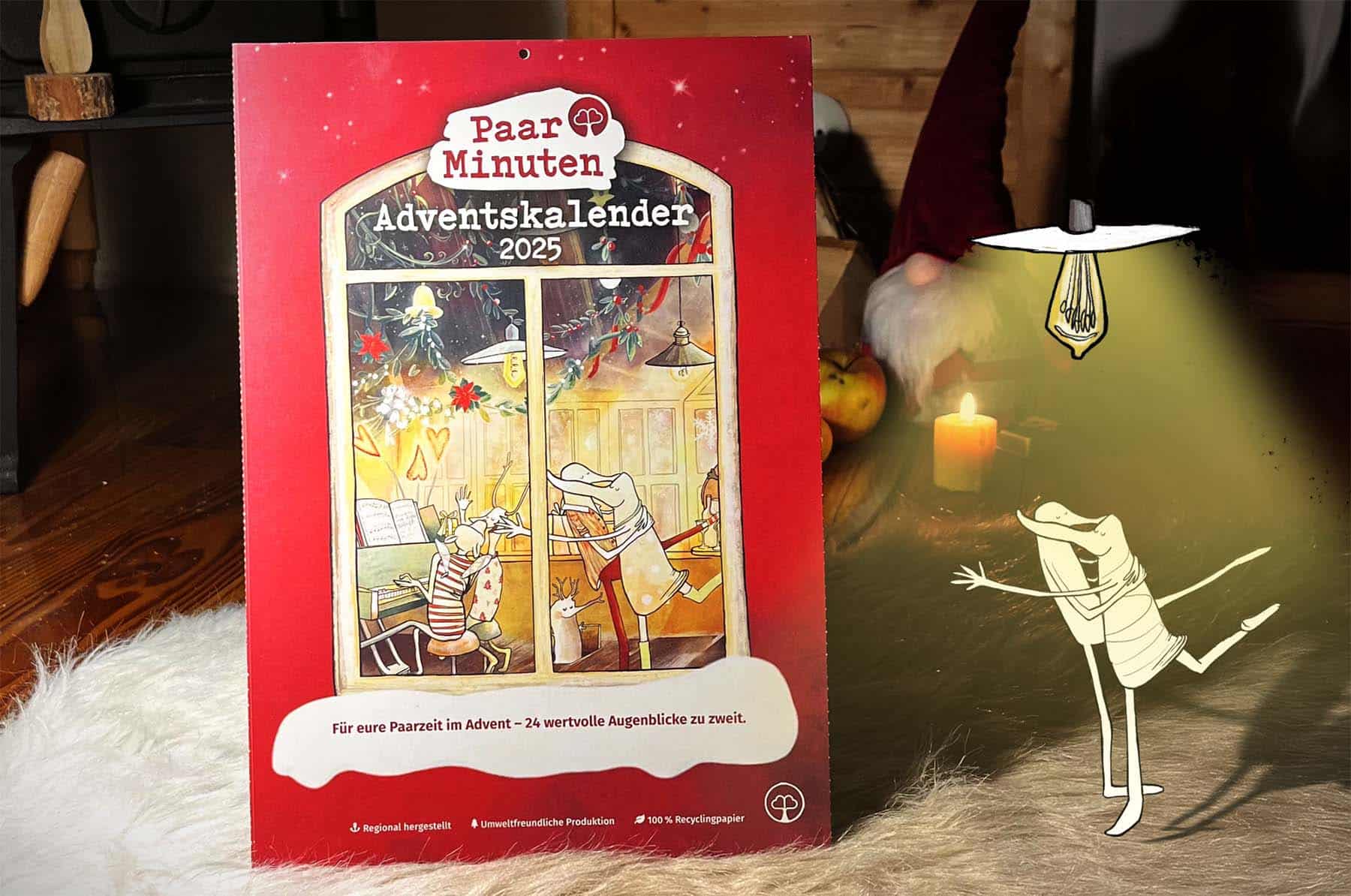 Einzigartiges Konzept, minimaler Aufwand – PaarMinuten Adventskalender Beitragsbild
