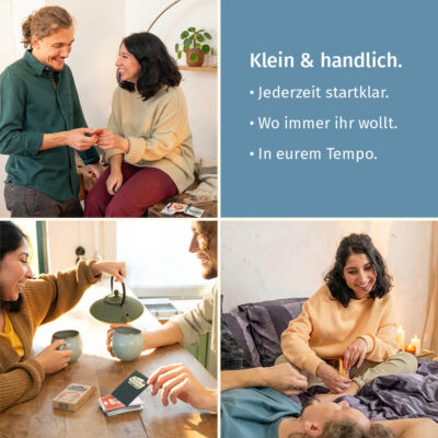 Paarzeit PaarMinuten Tiefgang NEU – Kartenset mit 53 Gesprächsimpulsen für tiefe und verbindende Gespräche zwischen Paaren zum Valentinstag