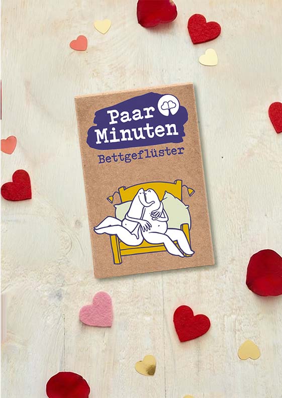 Paarzeit PaarMinuten Bettgeflüster Fragekarten für intime Gespräche und nähere Verbindung zwischen Paaren
