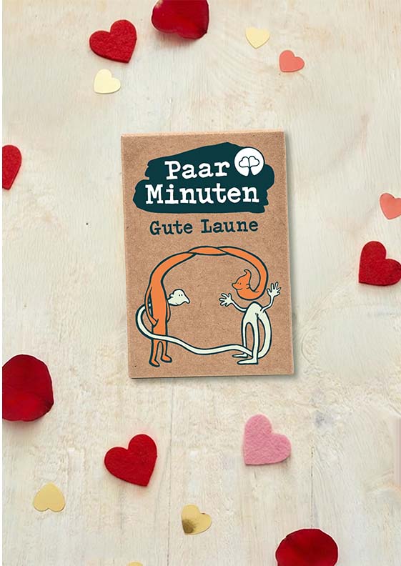Paarzeit PaarMinuten Gute Laune Kartenset mit spielerischen Gesprächsimpulsen für gemeinsame Zeit zu zweit