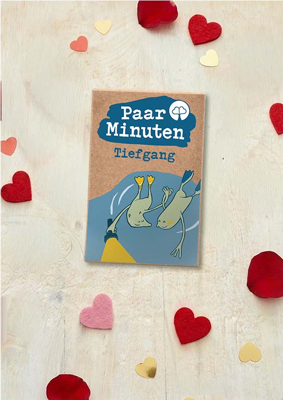 NEU: Paarzeit PaarMinuten Tiefgang Gesprächskarten für bedeutungsvolle Paar-Gespräche zum Valentinstag