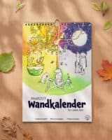 Paarzeit Wandkalender – Kartenspiel mit Fragen für Paare